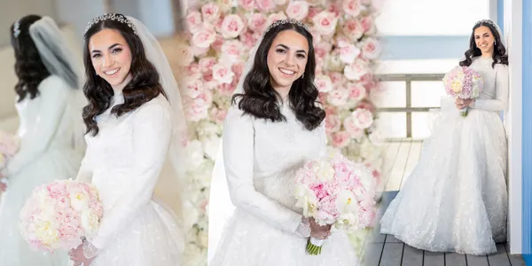 Jewish wedding album spread