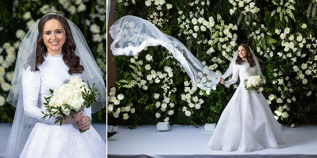 Jewish wedding clean album spread