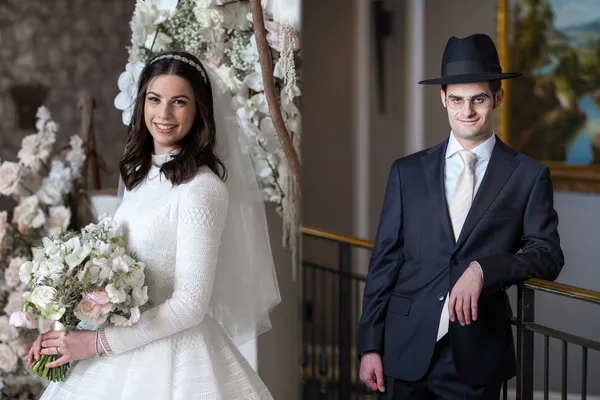 Jewish wedding album spread